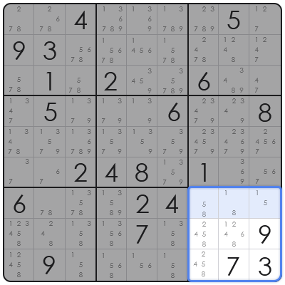 sudoku swordfish pattern